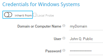 Credentials for Windows Systems Credentials for Windows Systems
